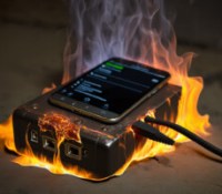 Un chargeur en feu créé avec un outil d'IA par Frandroid