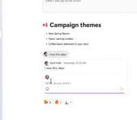 Exemple de l'interface de Loop // Source : Microsoft