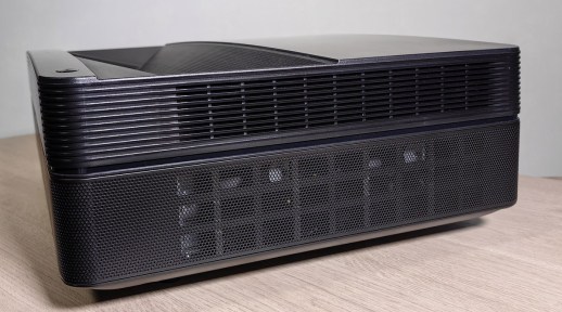 Le vidéoprojecteur de côté