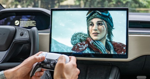 Tesla Model X Plaid - Steam // Source : Robin Wyck pour Frandroid Tesla Model X Plaid - Steam // Source : Robin Wyck pour Frandroid