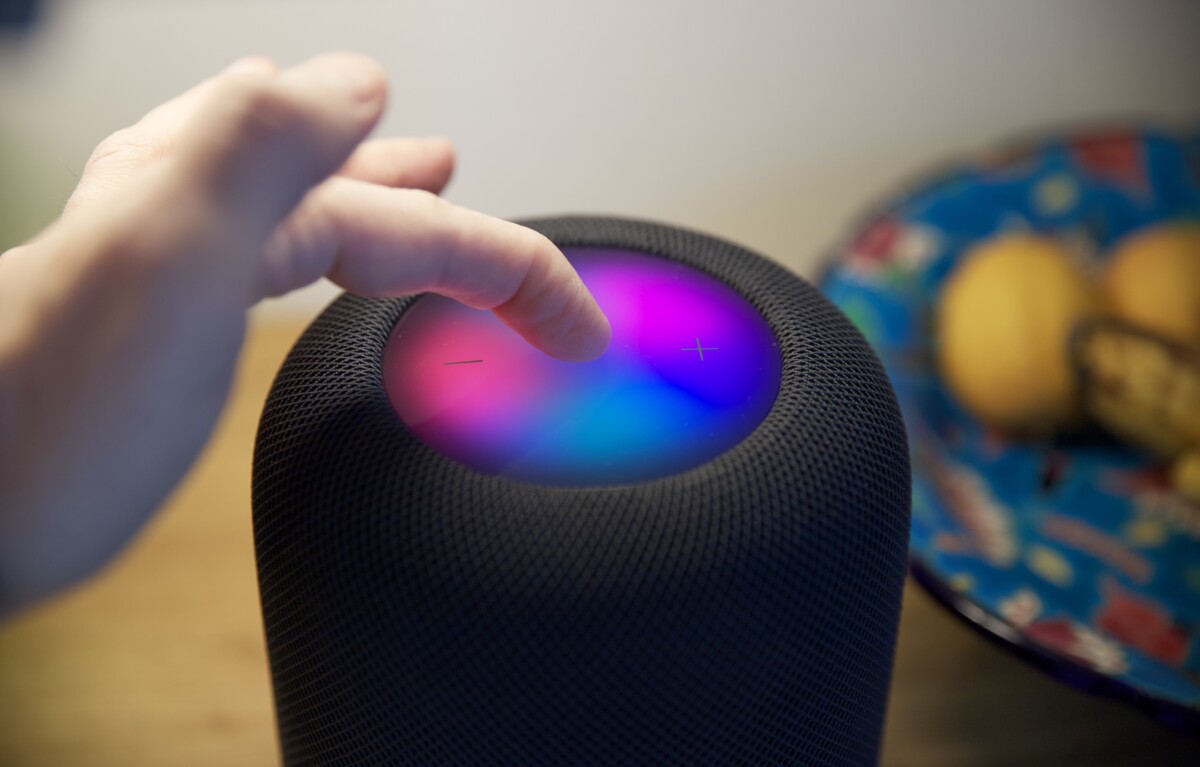 Le HomePod de deuxième génération // Source : Tristan Jacquel Le HomePod de deuxième génération // Source : Tristan Jacquel
