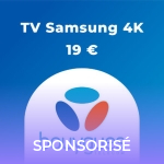 Ce TV Samsung 4K n’est qu’à 19 € chez Bouygues Telecom avec ce forfait fibre Ce TV Samsung 4K n’est qu’à 19 € chez Bouygues Telecom avec ce forfait fibre