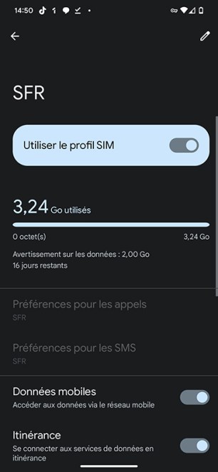 Comment mesurer son utilisation des données sur Android 03
