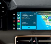 Apple Plans sur une Porsche Taycan