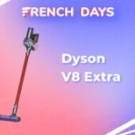 V8 Extra : ce balai aspirateur Dyson est le moins cher des French Days grâce à cette offre V8 Extra : ce balai aspirateur Dyson est le moins cher des French Days grâce à cette offre