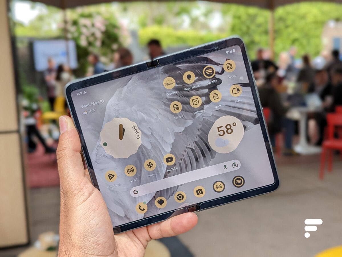 Google Pixel Fold // Source : Frandroid Google Pixel Fold // Source : Frandroid