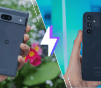 À gauche le Pixel 7a, à droite le Galaxy A54.
