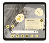Google Pixel Fold déplié (écran intérieur) // Source : Evan "evleaks" Blass