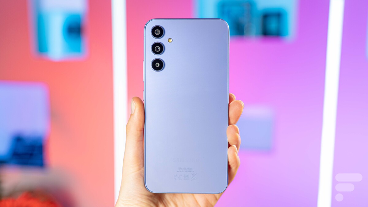 Le Samsung Galaxy A34 // Source : Chloé Pertuis pour Frandroid Le Samsung Galaxy A34 // Source : Chloé Pertuis pour Frandroid