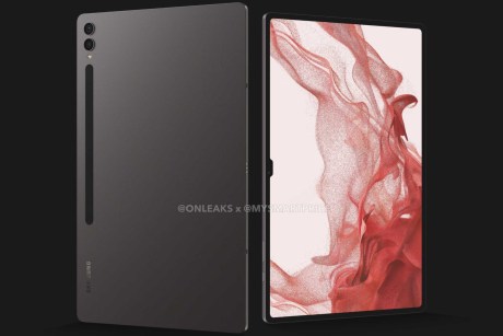 Rendu de la Samsung Galaxy Tab S9 Ultra // Source : OnLeaks et Mysmartprice