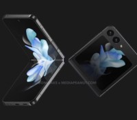 Image tirée d'un rendu du Samsung Galaxy Z Flip 5 // Source : OnLeaks