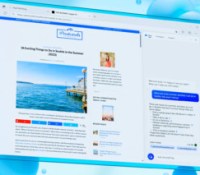 Un lien ouvert dans Bing Chat sur Edge s'ouvrira dans un volet latéral // Source : Microsoft via Windows Central