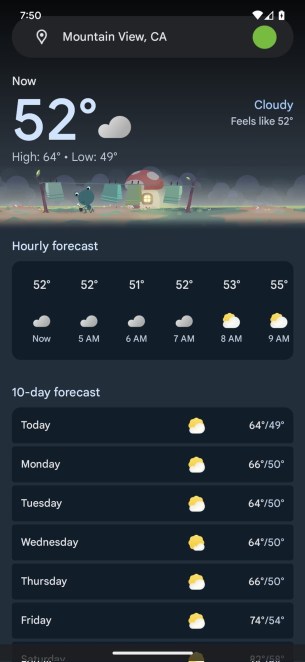 Google météo bientôt