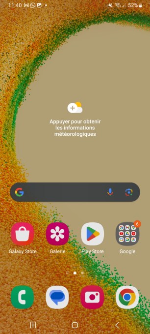 Samsung A04s home