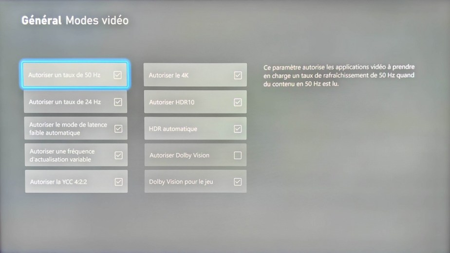 VRR ou Dolby Vision, il faut choisir.