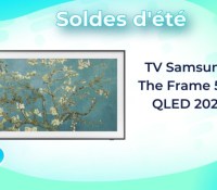 TV Samsung  The Frame 50 »  QLED 2023 — Soldes d&rsquo;été 2023