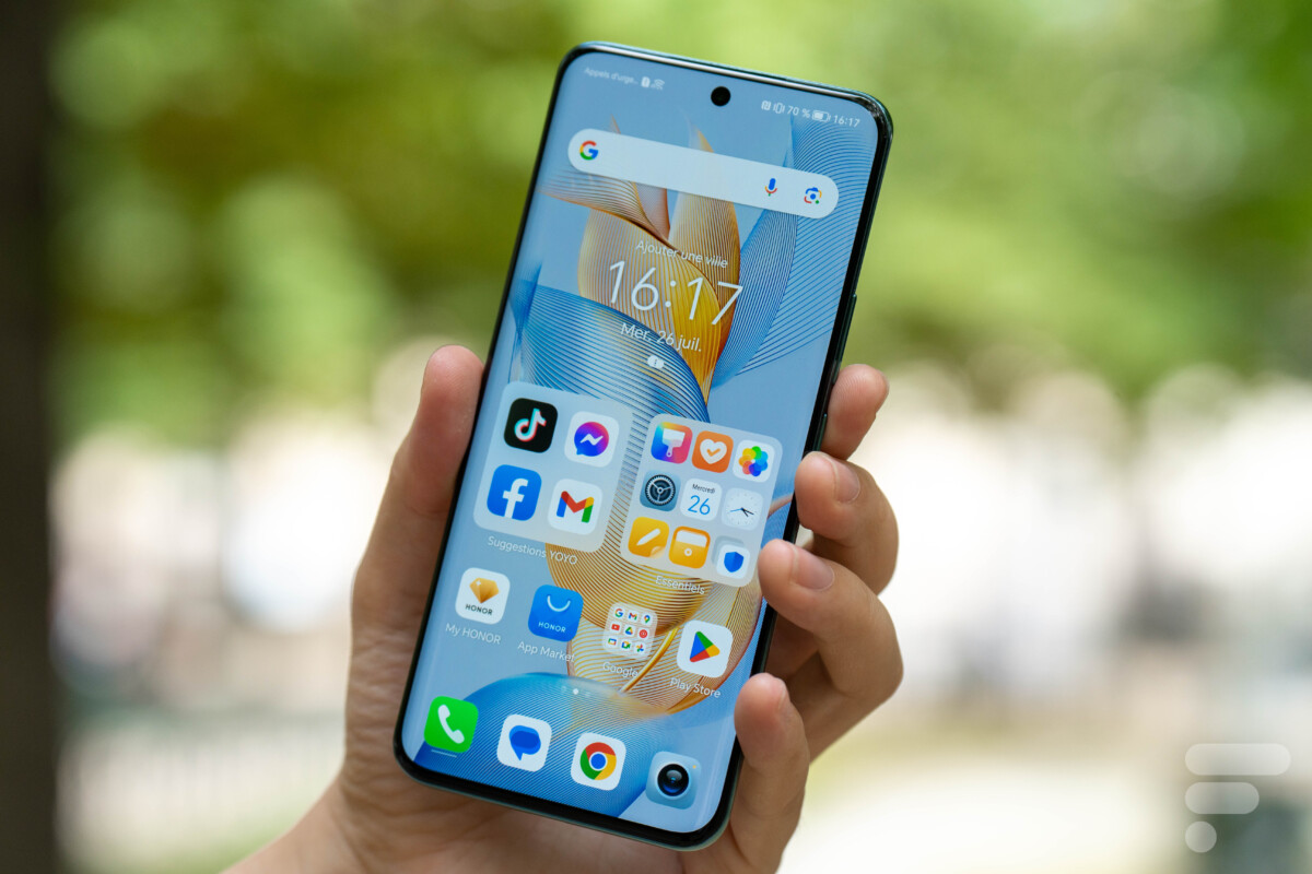Le Honor 90 // Source : Frandroid - Brice Zerouk Le Honor 90 // Source : Frandroid - Brice Zerouk