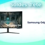 Samsung Odyssey G6 : -360 € sur cet écran gaming incurvé (32&Prime;, 240 Hz) grâce aux soldes