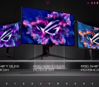 Les nouveaux écrans OLED présentés par Asus à la Gamescom // Source : Asus ROG Les nouveaux écrans OLED présentés par Asus à la Gamescom // Source : Asus ROG