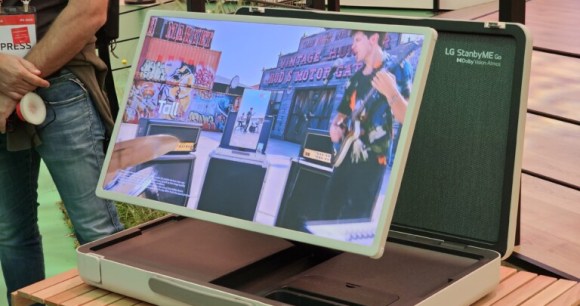 LG StandbyME GO // Source : Frandroid