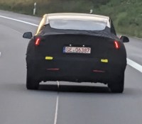 Tesla Model 3 aperçue en Allemagne // Source : @mrxrx2 sur Twitter/X