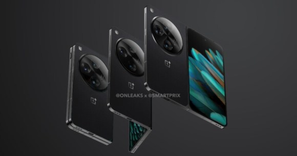 Rendu du OnePlus Open // Source : OnLeaks et Smartprix Rendu du OnePlus Open // Source : OnLeaks et Smartprix