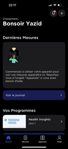 Withings Body Scan Capture application Withings 01