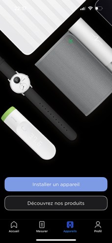 Withings Body Scan Capture application Withings 02