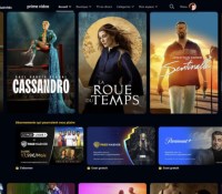 Accueil d'Amazon Prime Vidéo // Source : Screenshot Frandroid