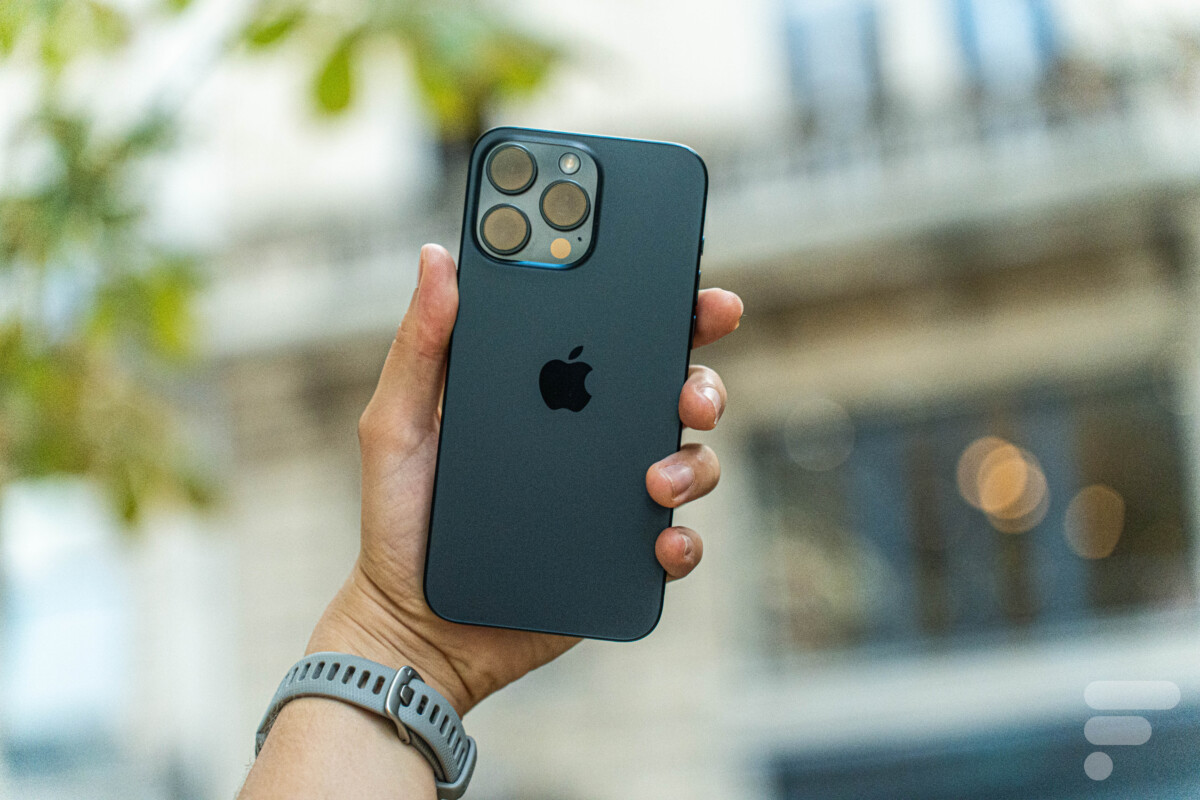 L'iPhone 15 Pro Max pour illustration // Source : Frandroid - Chloé Pertuis