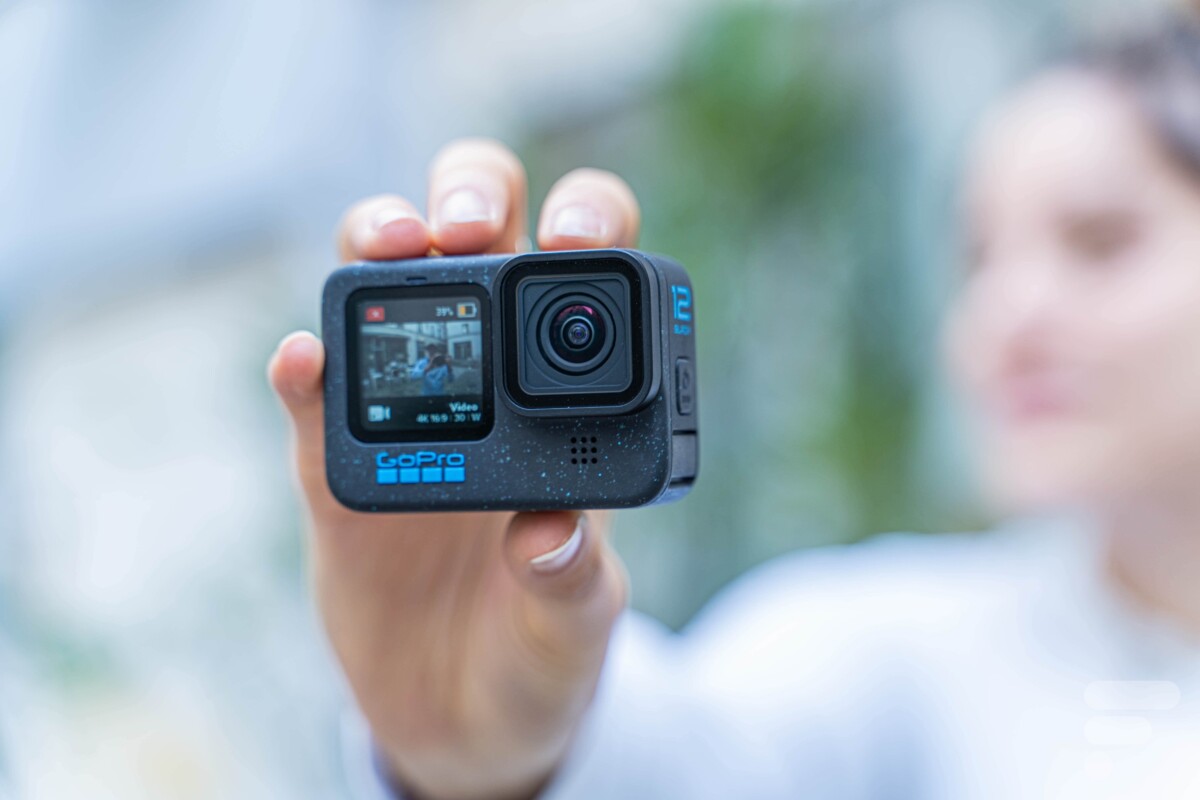 La GoPro Hero 12 Black // Source : Chloé Pertuis – Frandroid La GoPro Hero 12 Black // Source : Chloé Pertuis – Frandroid