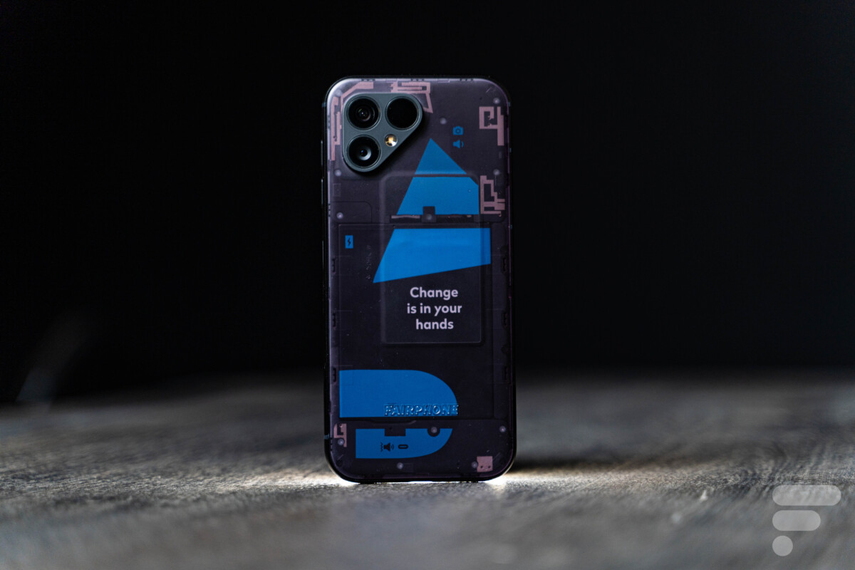 Le Fairphone 5 // Source : Chloé Pertuis pour Frandroid Le Fairphone 5 // Source : Chloé Pertuis pour Frandroid