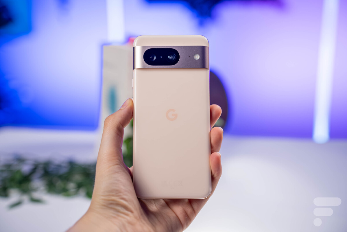 Le Google Pixel 8 // Source : Chloé Pertuis pour Frandroid Le Google Pixel 8 // Source : Chloé Pertuis pour Frandroid