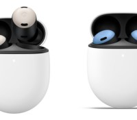 Les nouveaux coloris porcelaine et bleu des Pixel Buds Pro // Source : Google