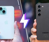 L'iPhone 15 (à gauche) et le Samsung Galaxy S23 (à droite) // Source : Frandroid