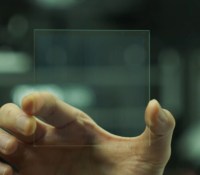 Une plaque de verre du projet Silica