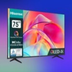 799 €, c’est le super prix de ce TV 4K QLED géant de 75 pouces 799 €, c’est le super prix de ce TV 4K QLED géant de 75 pouces