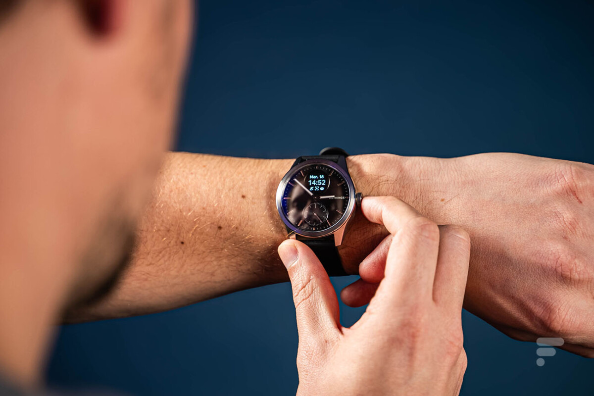 La Withings ScanWatch 2 // Source : Chloé Pertuis - Frandroid La Withings ScanWatch 2 // Source : Chloé Pertuis - Frandroid