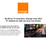Orange : des chaines TV ciné, sport et jeunesse sont offertes pendant une semaine Orange : des chaines TV ciné, sport et jeunesse sont offertes pendant une semaine