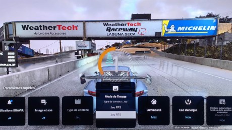 Le menu pour changer le mode de Jeu.