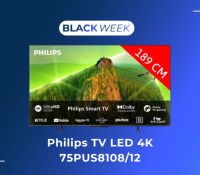 TV LED 4K 189 cm 75PUS810812 BF2023