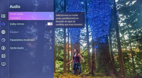 Le téléviseur est bien compatible Dolby Atmos