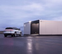 Une station d'échange de batterie Nio