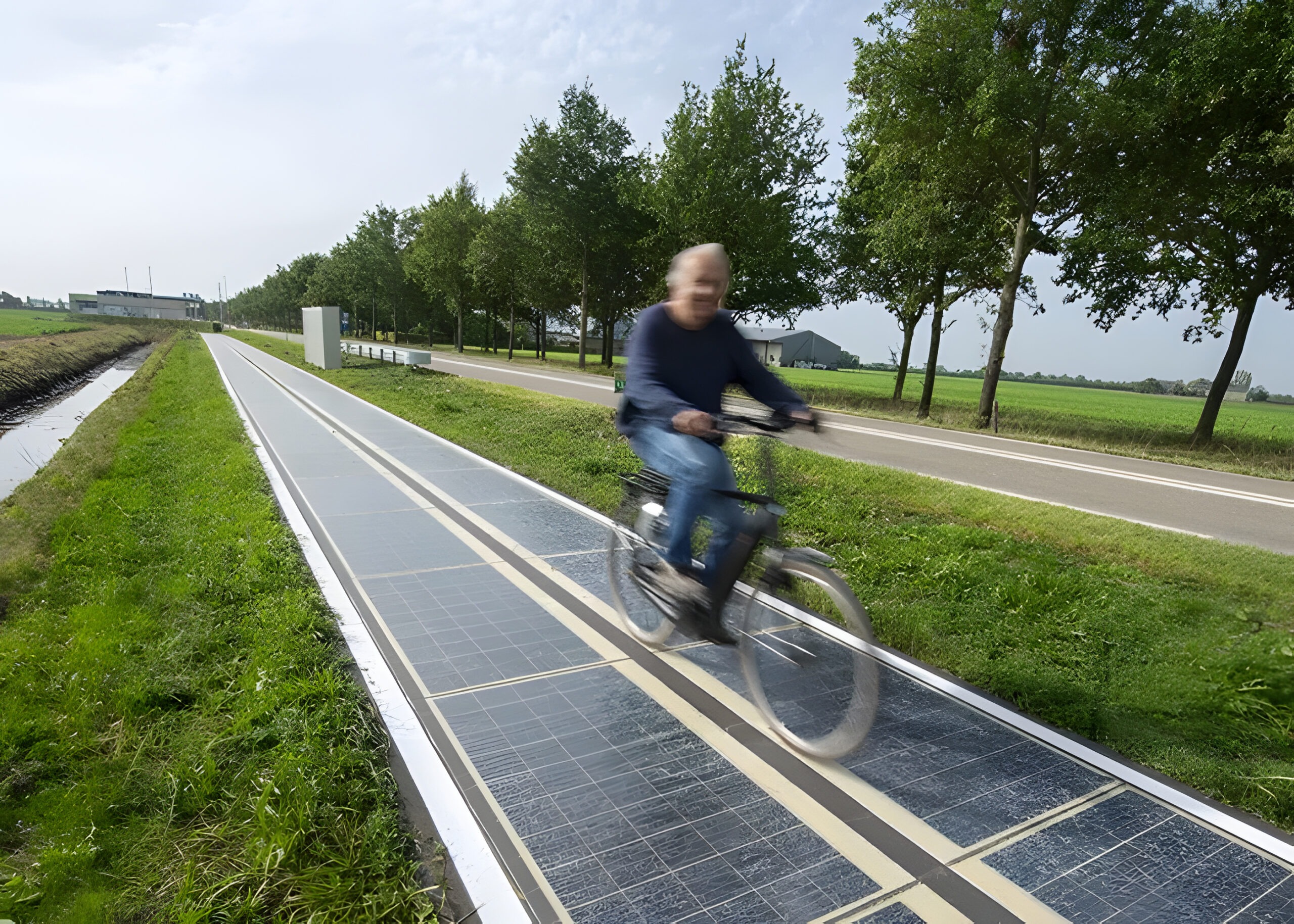 piste cyclable solaire