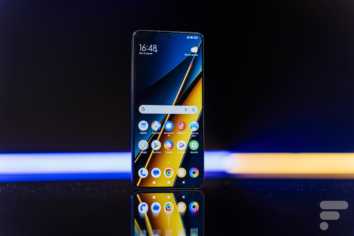 Xiaomi Poco X6 Pro // Source : Chloé Pertuis - Frandroid Xiaomi Poco X6 Pro // Source : Chloé Pertuis - Frandroid
