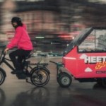 Heetch lance des taxi-vélo pour se déplacer dans des cabines chauffées et pour pas cher Heetch lance des taxi-vélo pour se déplacer dans des cabines chauffées et pour pas cher