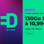 RED fait mieux que B&You avec son forfait 5G de 130 Go : 10,99 €/mois seulement RED fait mieux que B&You avec son forfait 5G de 130 Go : 10,99 €/mois seulement