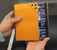 Le prototype Samsung Flex Hybrid qui se plie et s'étend // Source : Frandroid