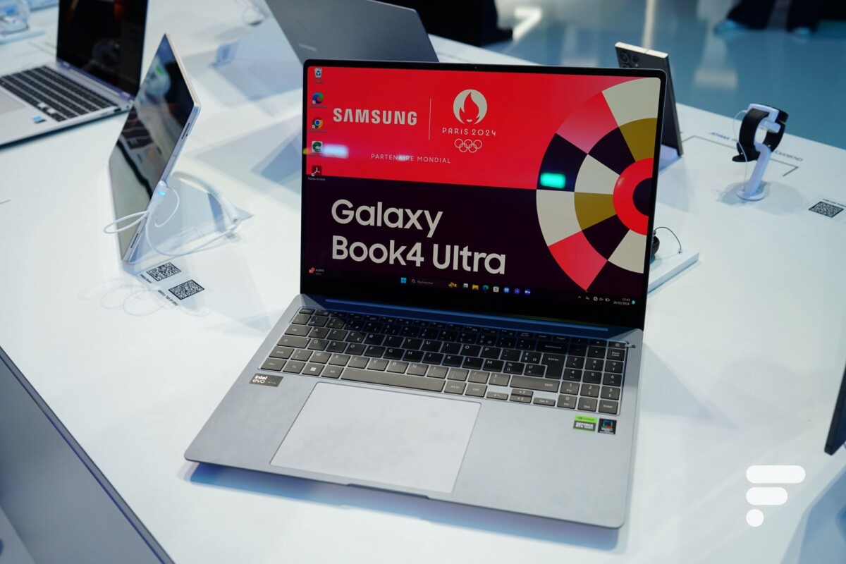 Samsung Galaxy Book 4 Ultra // Source : Frandroid Samsung Galaxy Book 4 Ultra // Source : Frandroid
