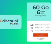 Cdiscount mobile 60 Go